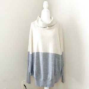 Smartwool - wool nokoni poncho pullover sweater circle hem cowl neck